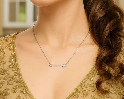 Necklace with Arrow in Sterling Silver