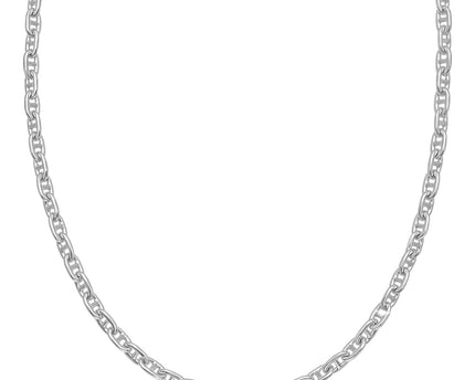 Sterling Silver Anchor Chain Necklace (6.40 mm)