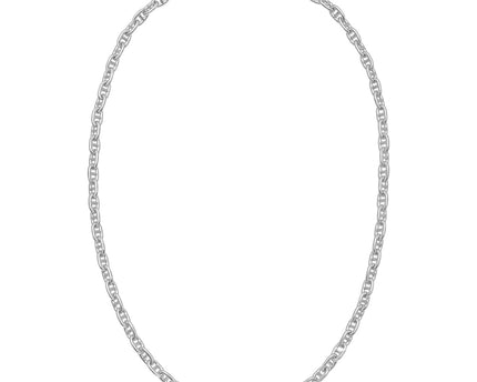 Sterling Silver Anchor Chain Necklace (6.40 mm)