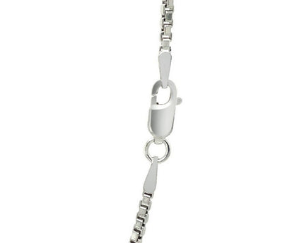 Sterling Silver Rhodium Plated Box Chain (1.80 mm)