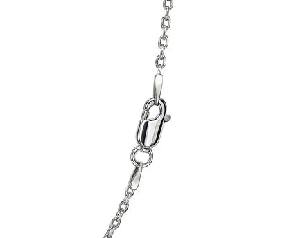 Sterling Silver Rhodium Plated Cable Chain (1.50 mm)