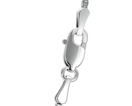 Sterling Silver Rhodium Plated Box Chain (1.10 mm)