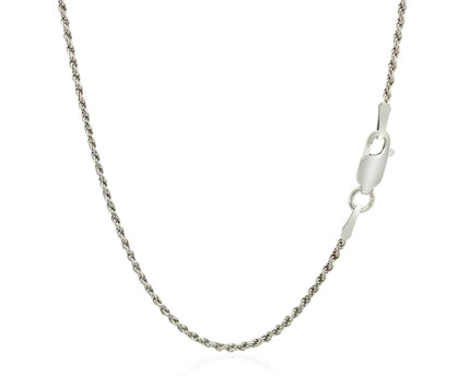 Sterling Silver Diamond Cut Rope Style Chain (1.40 mm)