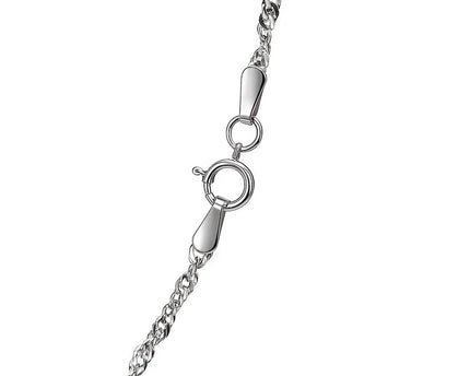 Sterling Silver Singapore Style Chain (1.80 mm)