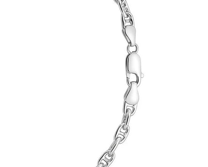 Sterling Silver Anchor Chain Necklace (5.50 mm)