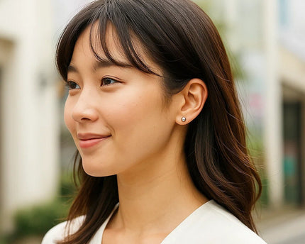 Sterling Silver Ball Stud Earrings (5.00 mm)
