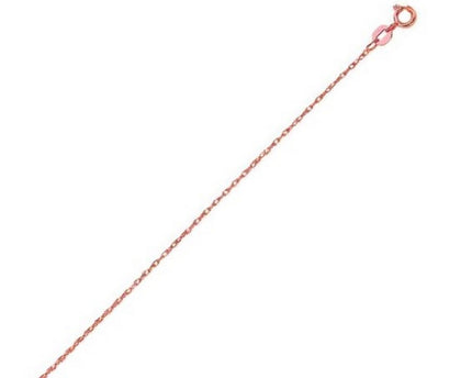 14k Yellow Gold Machine Rope Chain (0.85 mm)