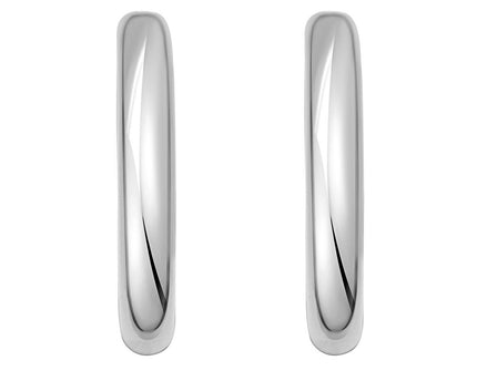 Sterling Silver Round Hoop Earrings