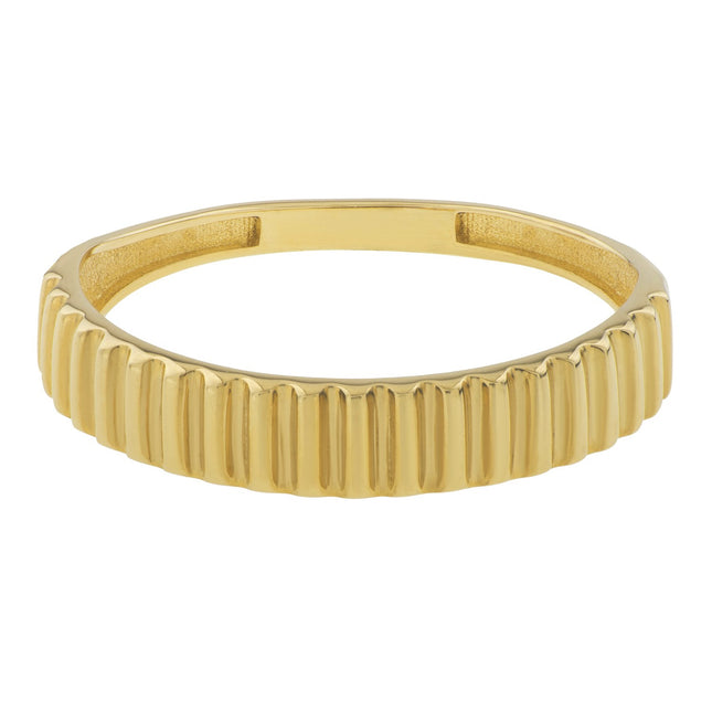 Graduated Ridge Ring in 14K Yellow Gold (1.80 mm)
