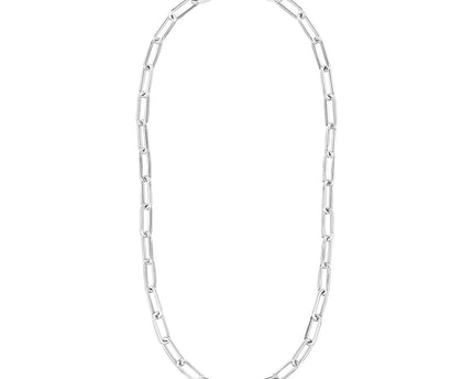 Sterling Silver Paperclip Chain Necklace