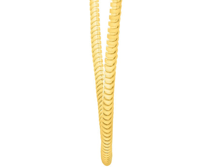 Sterling Silver Gold Plated Silver Tubogas Fancy Necklace