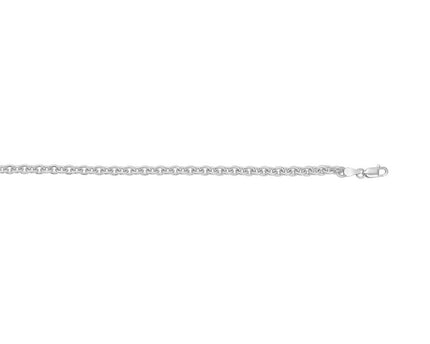 Sterling Silver Rhodium Plated Rolo Chain (4.70 mm)