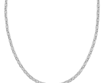 Sterling Silver Anchor Chain Necklace (4.30 mm)