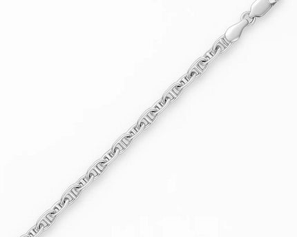 Sterling Silver Anchor Chain Necklace (4.30 mm)