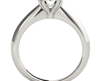 14k White Gold Double Prong Set Solitaire Diamond Engagement Ring (1 cttw)