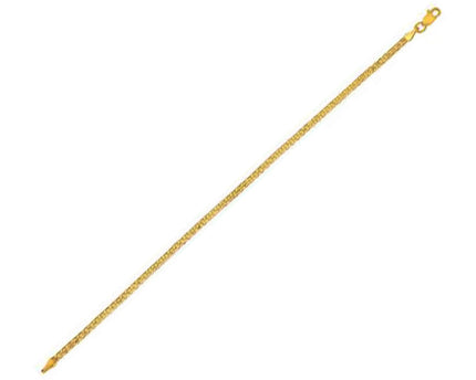 14k Yellow Gold Bismark Bracelet (2.50 mm)
