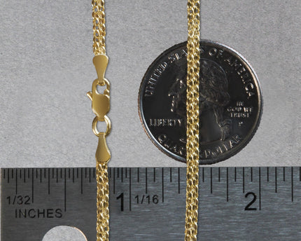 14k Yellow Gold Bismark Bracelet (2.50 mm)