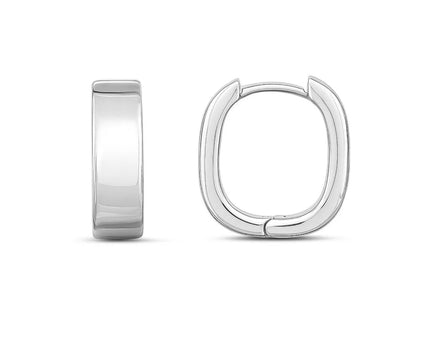 Sterling Silver Round Hoop Earrings