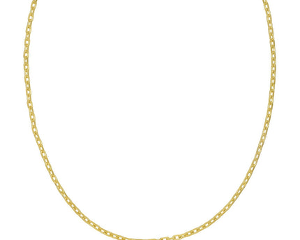 Sterling Silver Gold Plated French Cable Chain (2.80 mm)