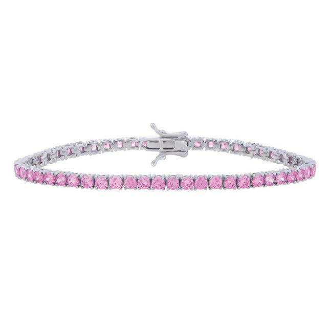 Sterling Silver White CZ Tennis Bracelet (3.30 mm)