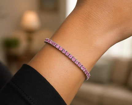 Sterling Silver White CZ Tennis Bracelet (3.30 mm)