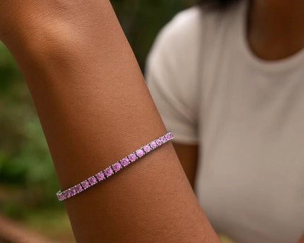 Sterling Silver White CZ Tennis Bracelet (3.30 mm)