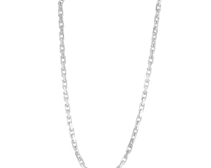 Sterling Silver Rhodium Plated French Cable Chain (5.60 mm)
