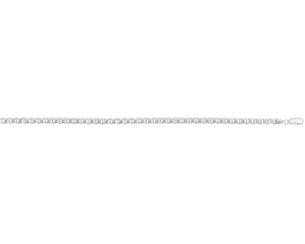 Sterling Silver Rhodium Plated Mariner Chain (5.60 mm)