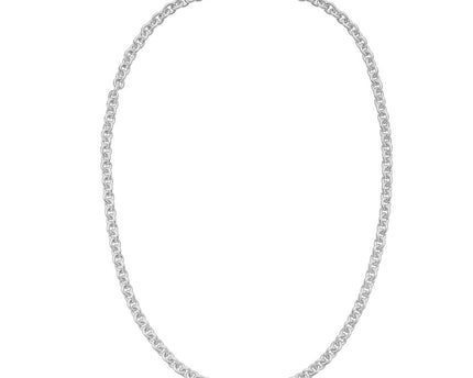 Sterling Silver Rhodium Plated Rolo Chain (5.70 mm)