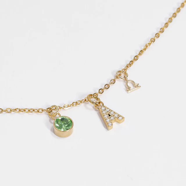 Birthstone Charm (Gold)